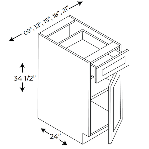 Base Cabinets - Single Door