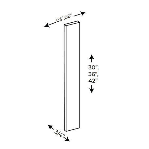 3"Wide Wall Filler